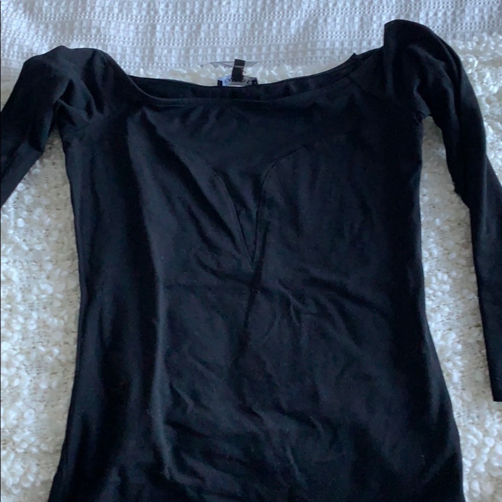 NWT black off the shoulder shirt